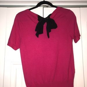 J Crew sweater with bow in back